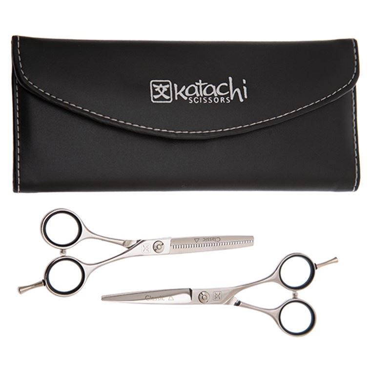Katachi Парикмахерские ножницы K2 Набор парикмахерских ножниц в чехле  Набор парикмахерских ножниц в чехле 