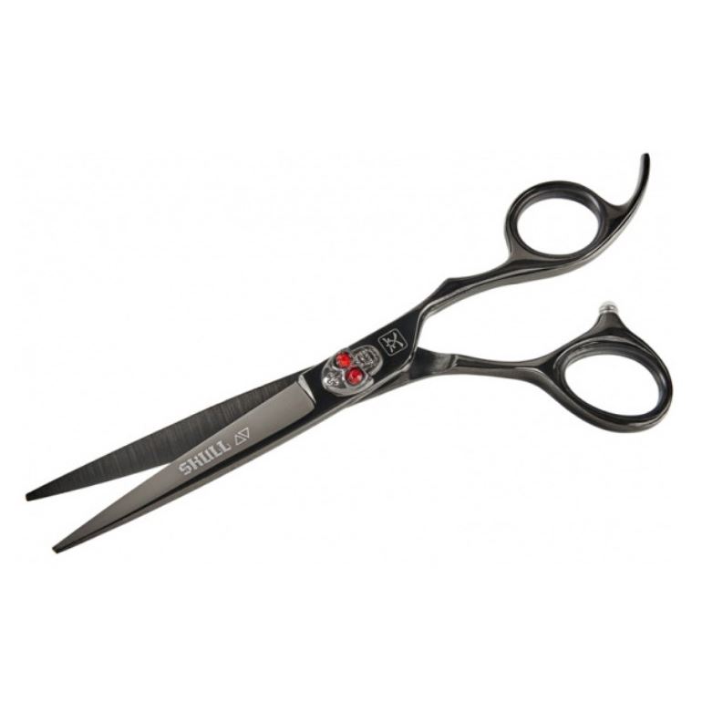 Katachi Парикмахерские ножницы K20565BL Ножницы для стрижки Skull Black 6.5" Ножницы для стрижки Skull Black 6.5"