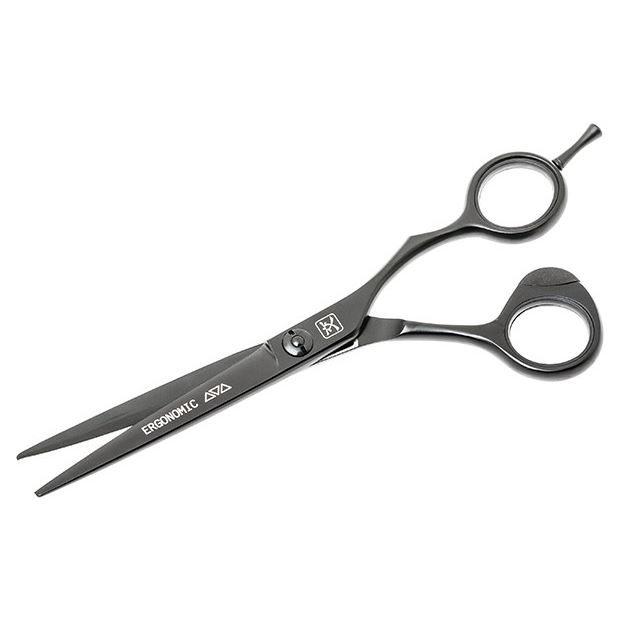 Katachi Парикмахерские ножницы K3165B/K3165 Ножницы для стрижки Black Ergonomic 6.5" Ножницы для стрижки Black Ergonomic 6.5"