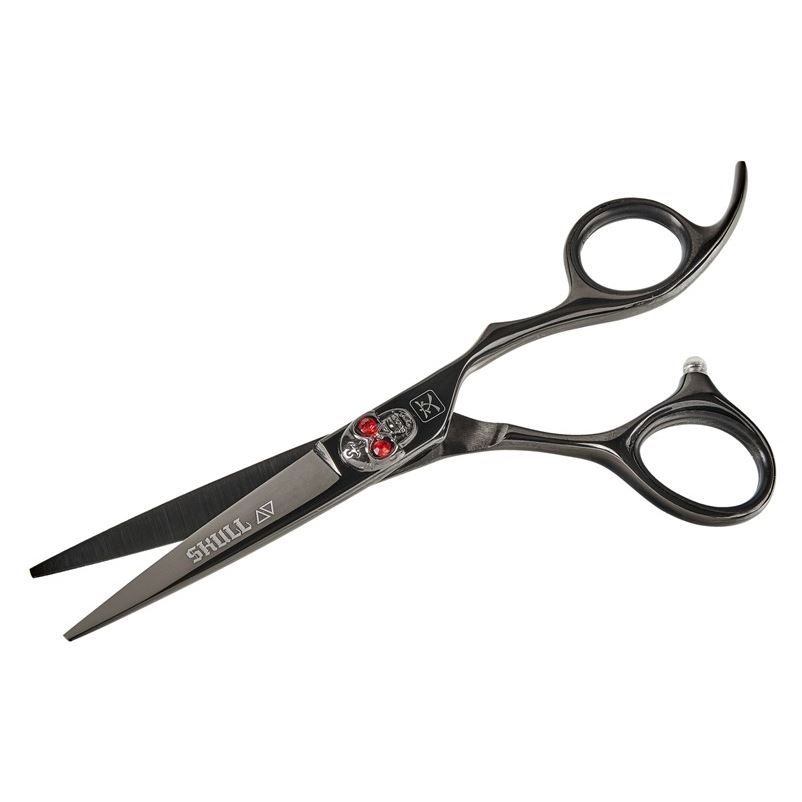 Katachi Парикмахерские ножницы K20555BL Ножницы для стрижки Skull Black 5.5" Ножницы для стрижки Skull Black 5.5"
