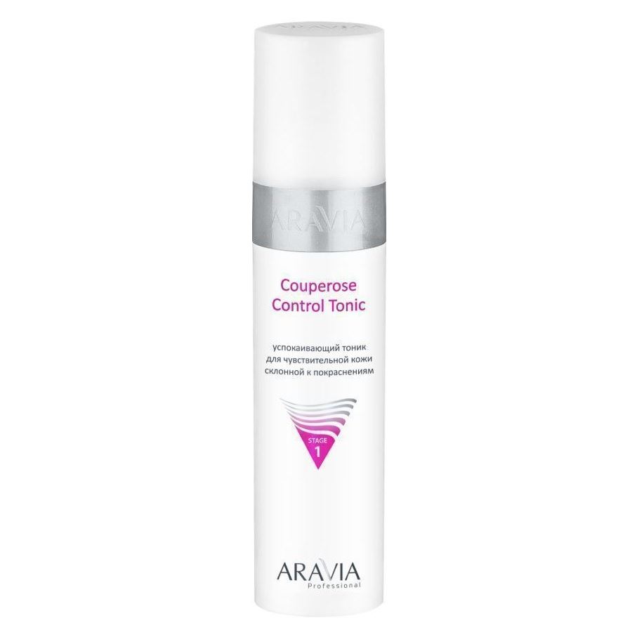 Aravia Professional Профессиональная косметика Couperose Control Tonic Успокаивающий тоник для чувствительной кожи склонной к покраснениям 