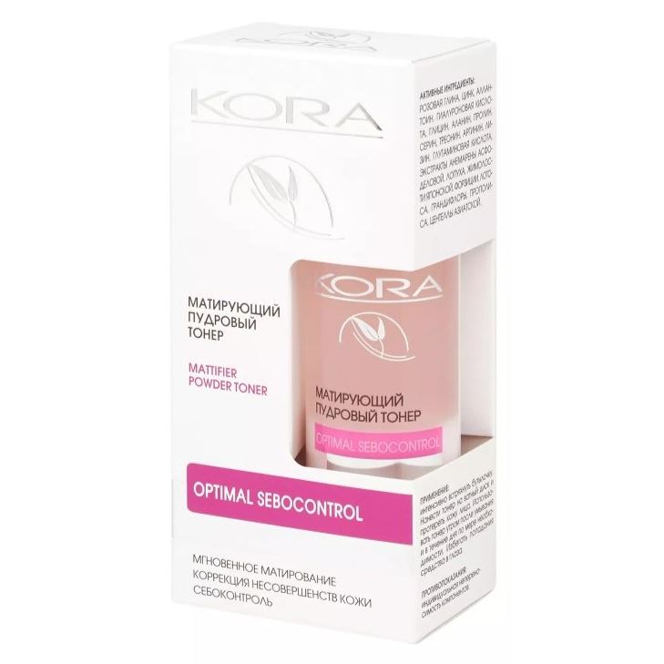 KORA Жирная кожа Матирующий пудровый тонер для жирной и проблемной кожи Optimal Sebocontrol Mattifier Powder Toner