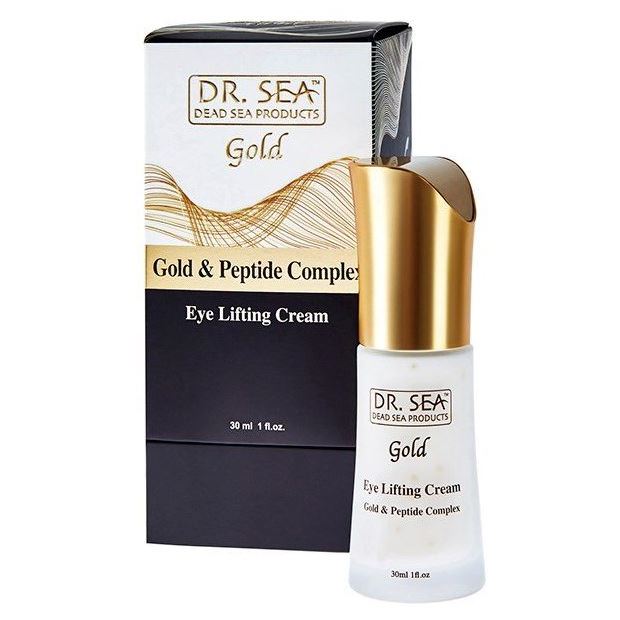 Dr. Sea Для лица Gold & Peptide Complex Eye Lifting Cream Лифтинг крем для кожи вокруг глаз с золотом и пептидным комплексом
