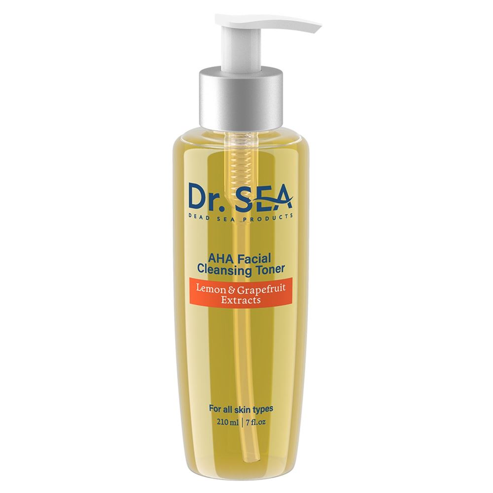 Dr. Sea Для лица AHA Facial Cleansing Toner Lemon & Grapefruit Extracts Очищающий AHA - тонер для лица