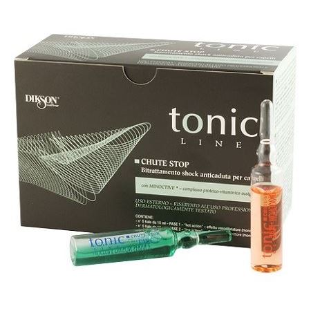 Dikson Tonic Line Chute Stop Суперинтенсивный двухфазный ампульный курс от выпадения волос