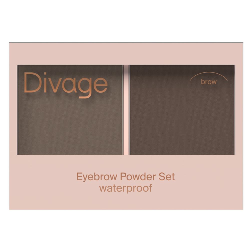Divage Make Up Waterproof Brow Powder Set Набор теней для бровей