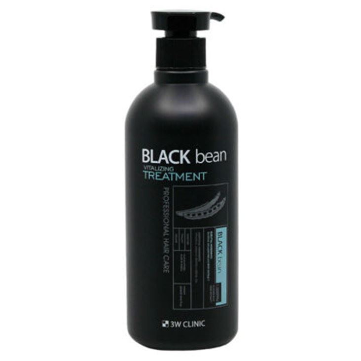 3W Clinic Body & Hair Care Black Bean Vitalizing Treatment Кондиционер для волос восстанавливающий с экстрактом черной фасоли 