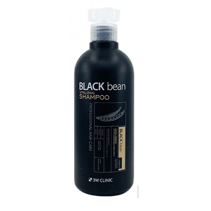 3W Clinic Body & Hair Care Black Bean Vitalizing Shampoo Шампунь для волос восстанавливающий с экстрактом черной фасоли