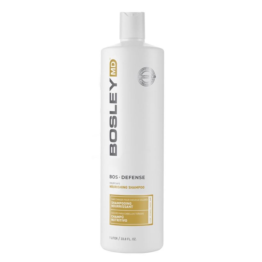 Bosley Оранжевая Система Bos Defense Color Safe Nourishing Shampoo Шампунь для предотвращения истончения и выпадения волос 