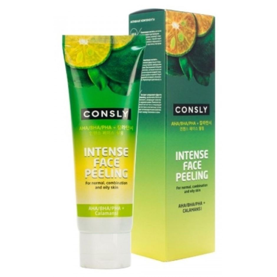 Consly Face Care Intense Face Peeling with Calamansi and AHA/BHA/PHA  Отшелушивающий гель для интенсивного очищения 