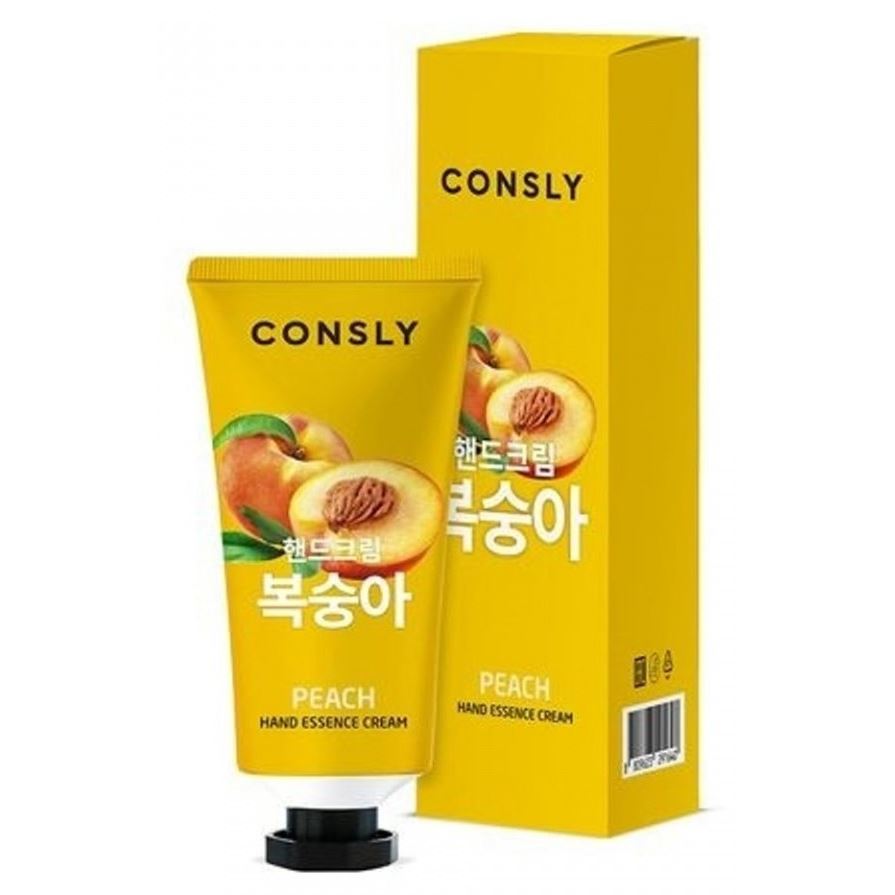 Consly Body Care Peach Hand Essence Cream  Крем-сыворотка для рук с экстрактом персика 
