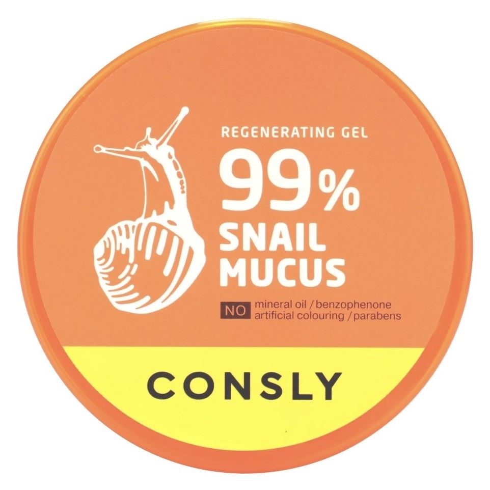 Consly Face Care 99% Snail Mucus Regenerating Gel  Восстанавливающий гель с муцином улитки