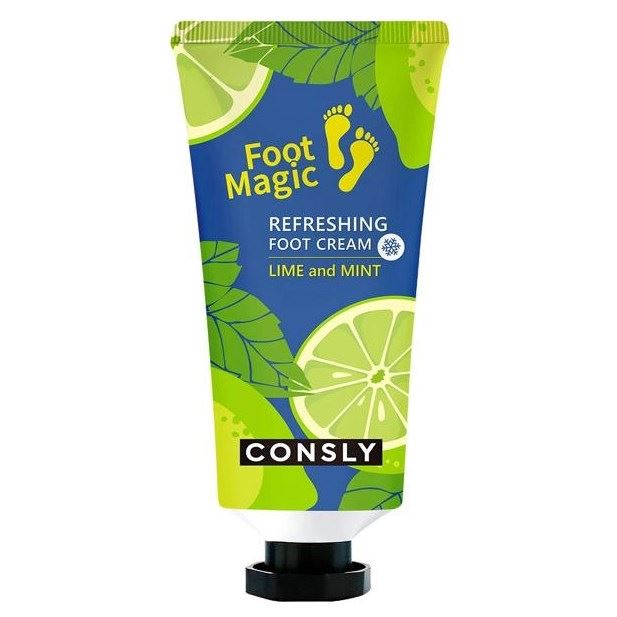 Consly Body Care Refreshing Foot Cream Крем для ног освежающий с лаймом и лимоном