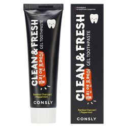 Clean&Fresh Bamboo Charcoal & Peppermint Gel Toothpaste