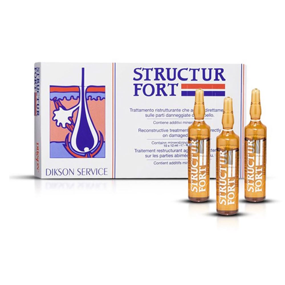 Dikson Special Care Structur Fort Ампульное средство для восстановления безжизненных, посеченных и ослабленных волос.