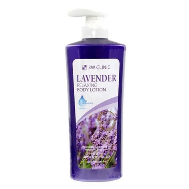 3W Clinic Body & Hair Care Relaxing Lavender Body Lotion  Лосьон для тела расслабляющий с экстрактом лаванды 