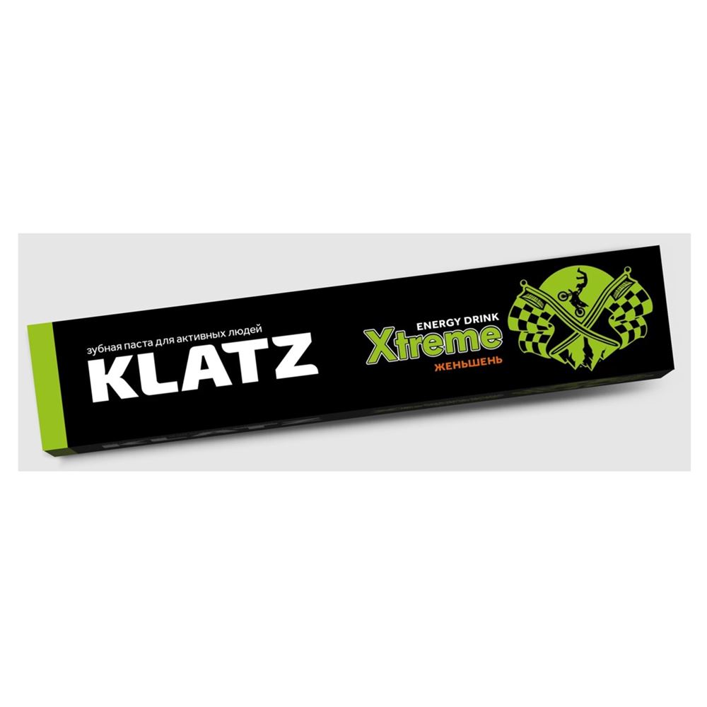 Klatz Lifestyle X-treme Energy drink Женьшень  Зубная паста для активных людей 