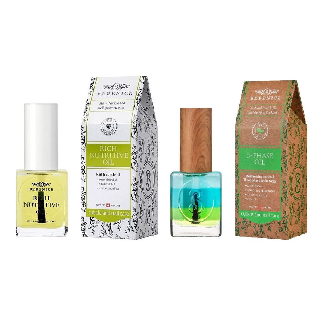 Berenice Nail Care Набор средств для ногтей «Rich nutritive oil» + «Three-phase Oil» Набор средств для ногтей «Rich nutritive oil» + «Three-phase Oil»
