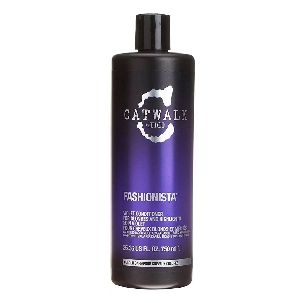 TiGi Catwalk  Fashionista Violet Conditioner Кондиционер для сохранения холодного оттенка осветленных волос