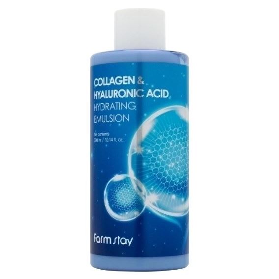 FarmStay Skin Care Collagen & Hyaluronic Acid Hydrating Emulsion Эмульсия увлажняющая с гиалуроновой кислотой и коллагеном 