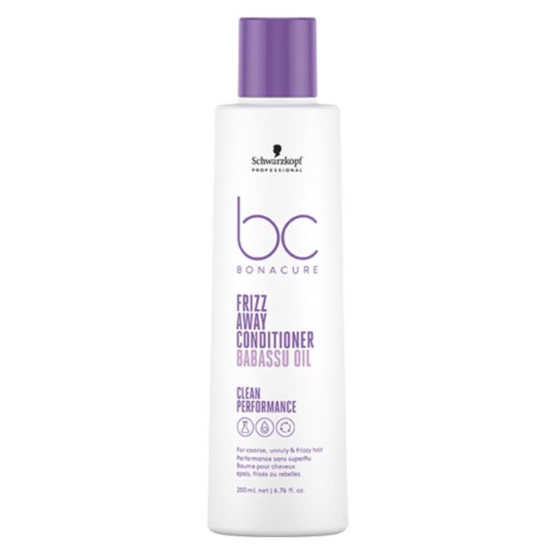 Schwarzkopf Professional Bonacure Clean Performance  Frizz Away Conditioner Babassu Oil Кондиционер для жестких, непослушных и вьющихся волос