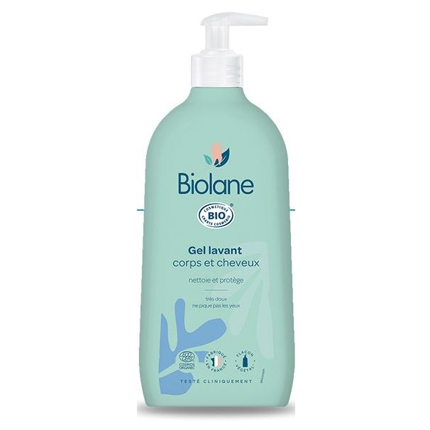 Biolane Cleansing and Bath BIO Gel Lavant Corps Et Cheveux  Органический гель-душ для очищения тела и волос