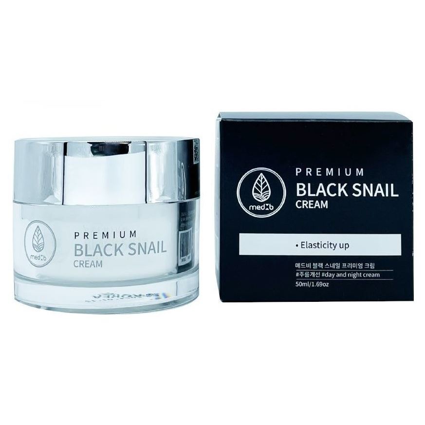 MedB Face Care Premium Black Snail Cream  Антивозрастной крем для лица с муцином чёрной улитки