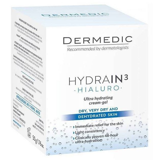 Dermedic Hydrain 3 Hydrain 3 Hialuro Ultra Hydrating Cream-Gel Крем-гель ультра увлажняющий