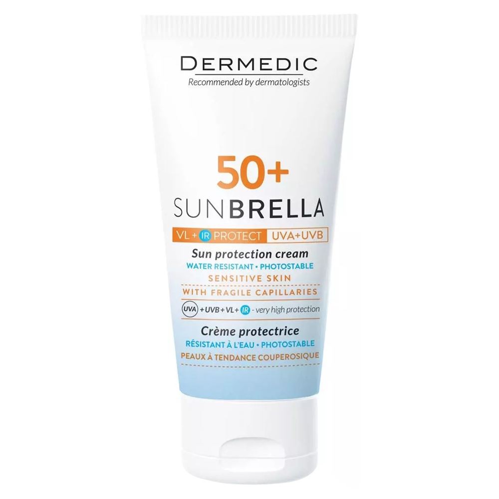 Dermedic Sunbrella Sunbrella Sun Protection Cream Sensitive Skin SPF 50+ Солнцезащитный крем SPF 50+ для чувствительной кожи 
