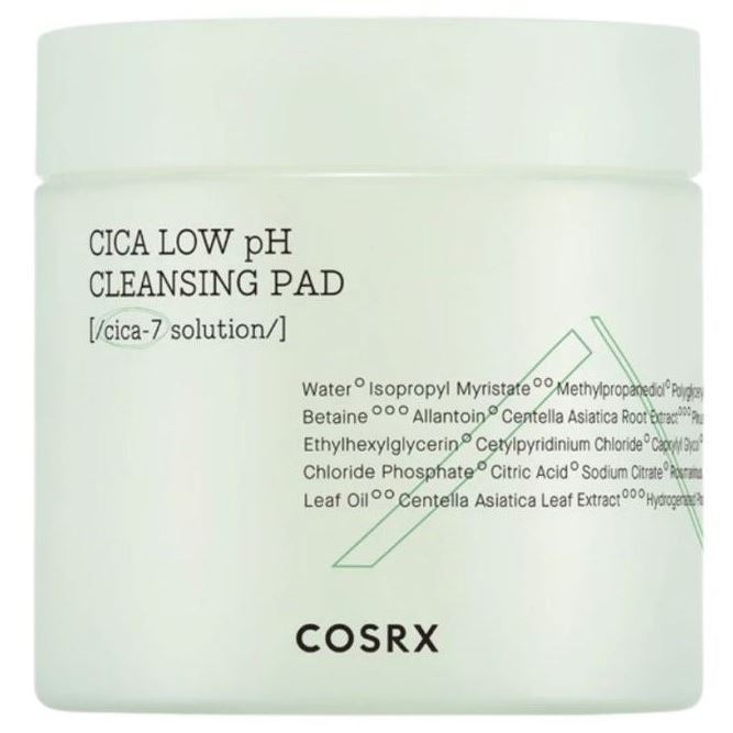 Cosrx Для жирной и проблемной кожи Pure Fit Cica  Low pH Cleansing Pad Очищающие тонер-пэды для лица с низким уровнем pН