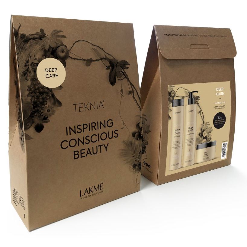 LakMe Teknia Deep Care Set Подарочный набор: шампунь, кондиционер, маска