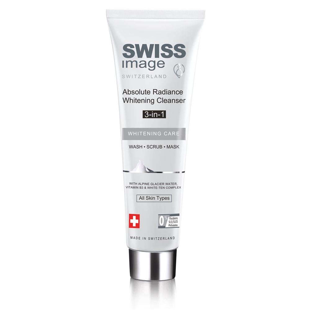 Swiss Image Whitening Care Осветляющий уход. Осветляющее очищающее средство 3 в 1 Осветляющее очищающее средство 3 в 1, выравнивающее тон кожи