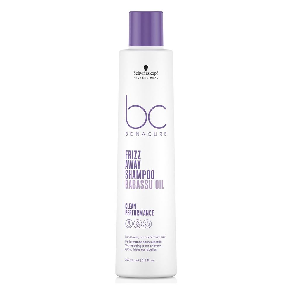 Schwarzkopf Professional Bonacure Clean Performance  Frizz Away Shampoo Babassu Oil Шампунь для жестких, непослушных и вьющихся волос