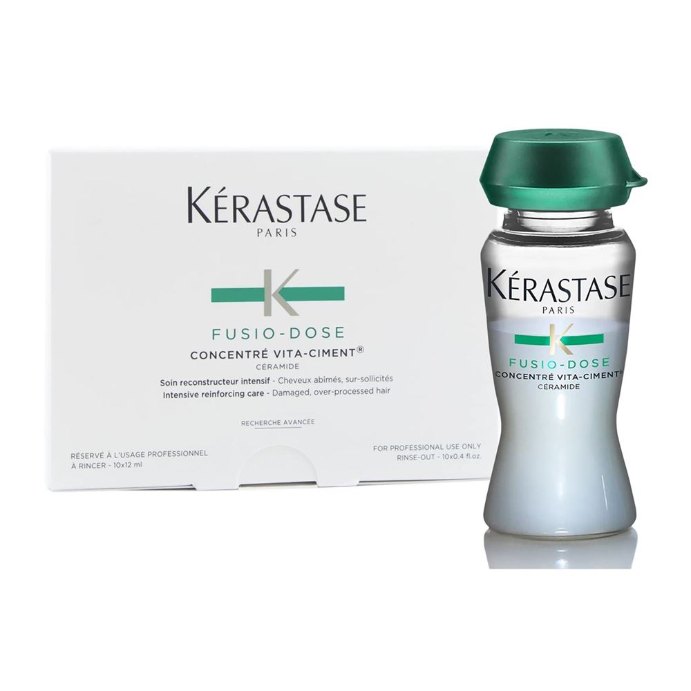 Kerastase Fusio-Dose Fusio-Dose Concentre Vita-Ciment Ceramide Концентрат ВИТА-ЦЕМЕНТ Уход для мгновенного восстановления поврежденных волос
