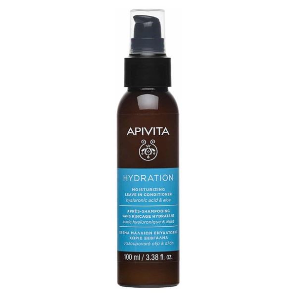 Apivita Hair Care Hydration Moisturizing Leave In Conditioner Несмываемый увлажняющий кондиционер для волос
