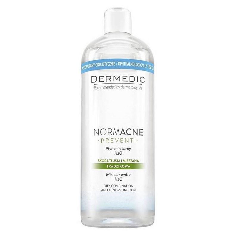 Dermedic Normacne Normacne Micellar Water H2O Мицеллярная вода H2O для жирной кожи
