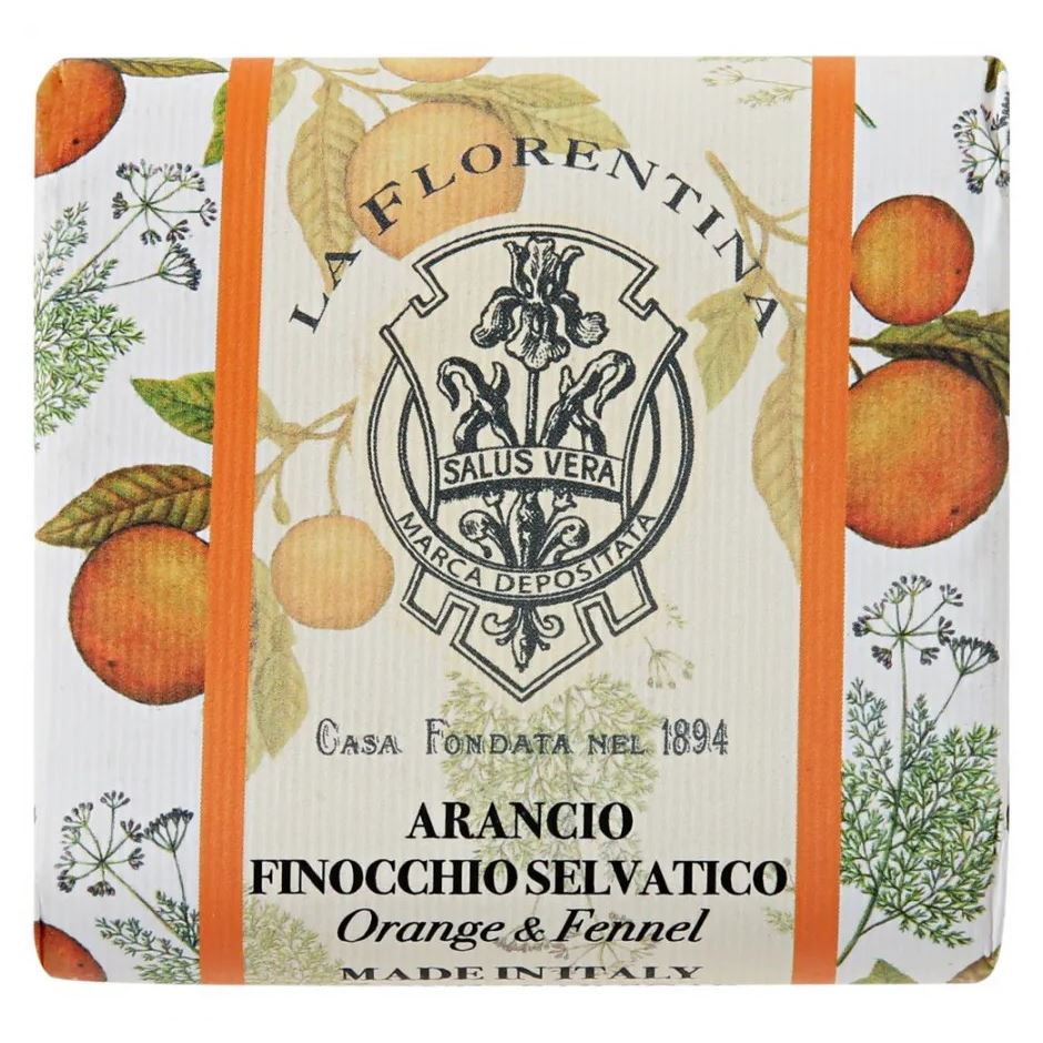 La Florentina Soap Fruit Gardens Orange & Wild Fennel Коллекция "Фруктовые Сады" мыло Апельсин и Дикий Фенхель