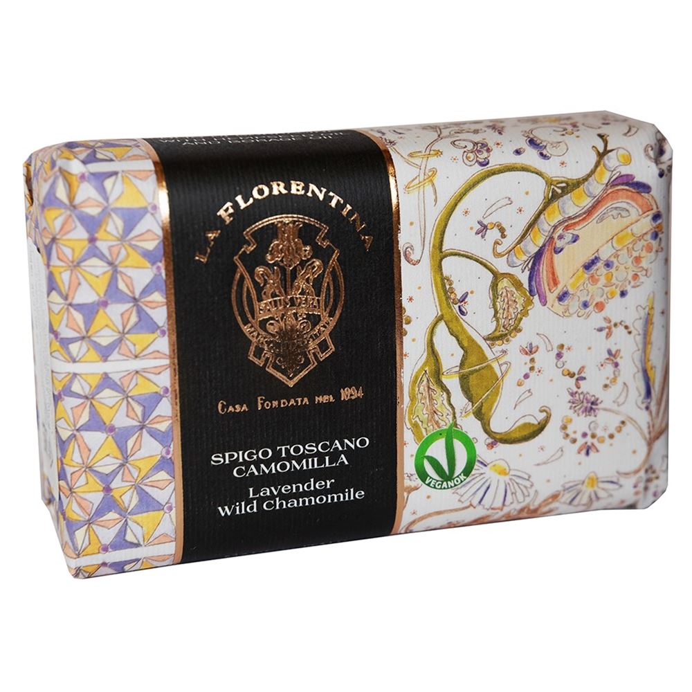La Florentina Soap Giardino Segreto Lavender & Wild Chamomile Коллекция "Таинственный Сад" мыло Лаванда и Дикая ромашка 
