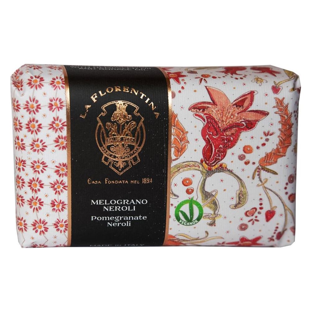 La Florentina Soap Giardino Segreto Pomegranate & Neroli  Коллекция "Таинственный Сад"" мыло Гранат и Цветок нероли