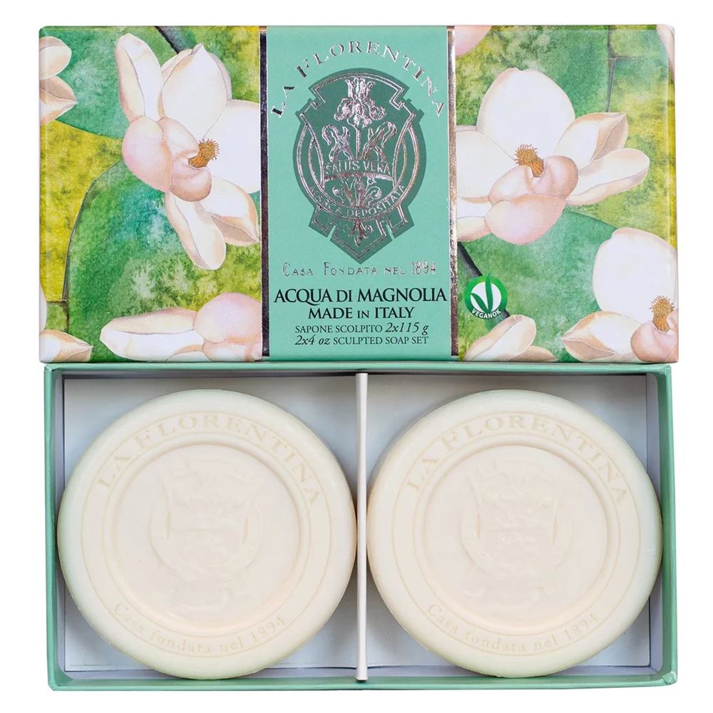 La Florentina Soap Набор мыла  Fresh Magnolia Set 2*115 Набор мыла  Свежая магнолия 