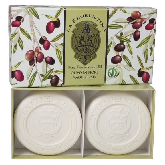 La Florentina Soap Набор мыла  Olive Flowers Set 2*115 Набор мыла Цветы Оливы