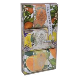 Набор мыла Lemon & Lavander, Orange Citrus 3*200