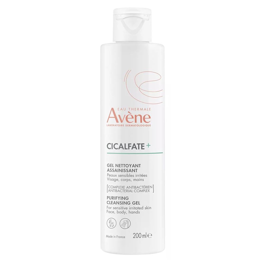 Avene Cicalfate Сикальфат+ Очищающий гель для чувствительной и раздраженной кожи Purifyng Cleansing Gel 