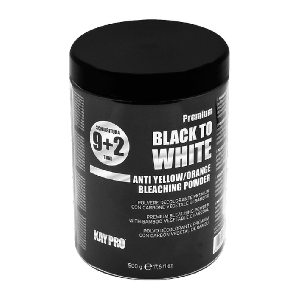 KAYPRO Coloring and Perm Black to White Powder 9+2 Обесцвечивающая пудра до 11 тонов Black to White Premiun Anti Yellow Bleaching Powder 9+2