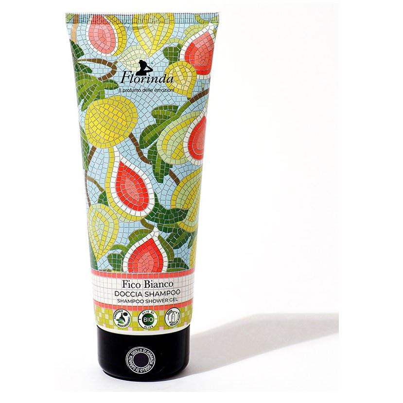 Florinda Tessuti Italiani Mosaico Italiano Shampoo Shower Gel Fico Bianco Коллекция Итальянская Мозаика. Гель для душа Белый Инжир