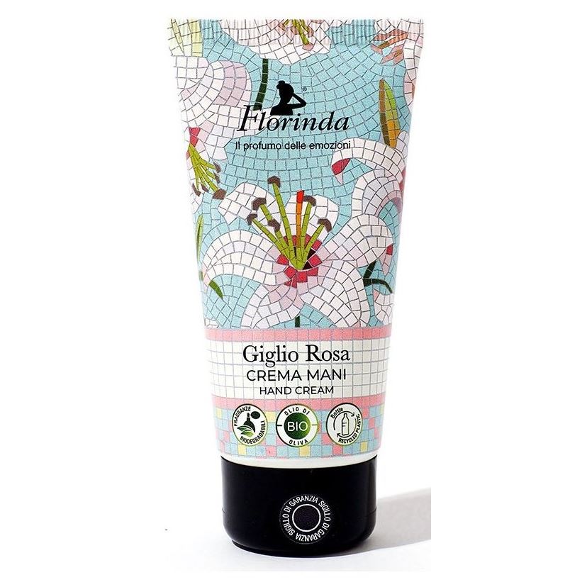 Florinda Tessuti Italiani Mosaico Italiano Hand Cream Giglio Rosa Коллекция Итальянская Мозаика. Крем для рук Розовая Лилия