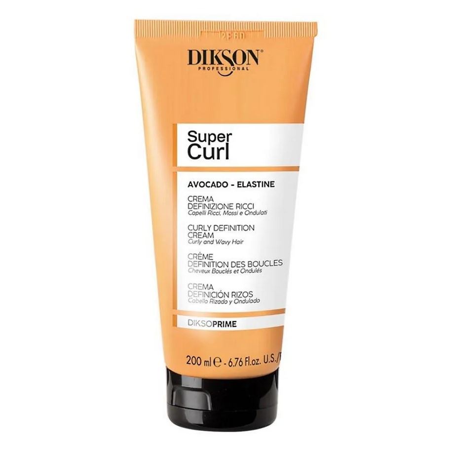 Dikson DiksoPrime  DiksoPrime Super Curl Curly Definition Cream Крем для кудрявых и вьющихся волос с авокадо и эластином