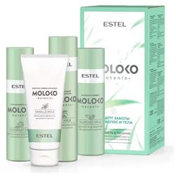 Набор "Рецепт заботы для волос и тела" Moloko botanic