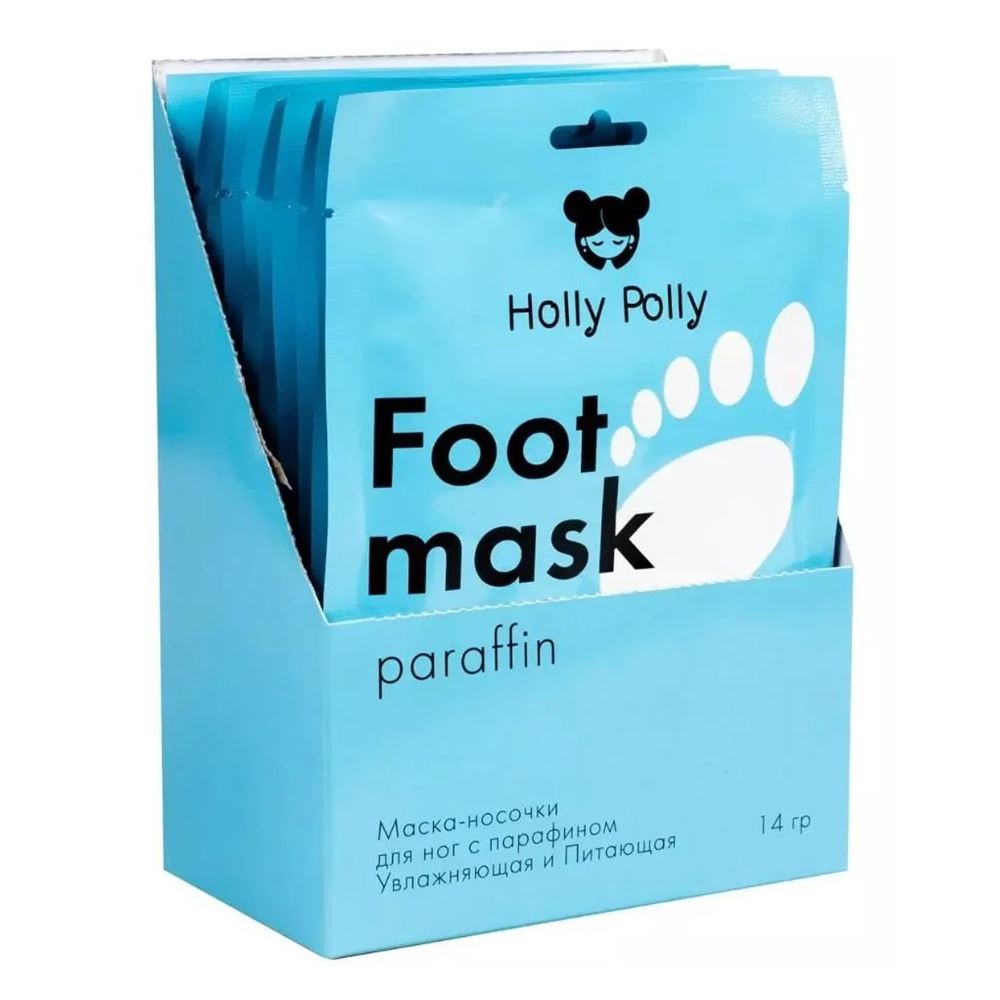 Holly Polly Hand & Foot Care Futt Mask Parafin Маска-носки для ног c парафином, увлажняющая и питающая 