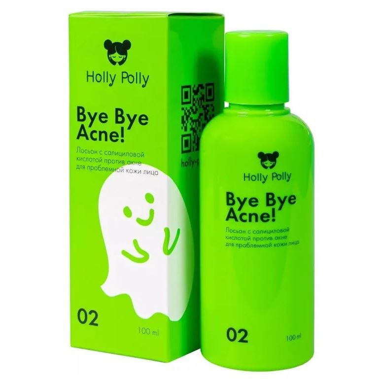 Holly Polly Face Care Bye Bye Acne! Lotion Лосьон с салициловой кислотой против акне для проблемной кожи лица